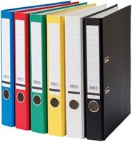 ORDNER QBASIC A4 50MM KARTON ROOD-3