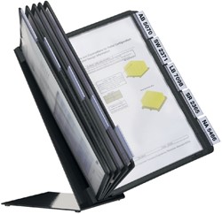 BUREAUSTANDAARD DURABLE VARIO MET 10-TASSEN A4 ZWART