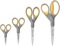KANTOORSCHAAR WESTCOTT 180MM MET SOFTGRIP TITANIUM-2