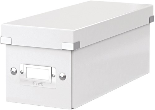 CD-OPBERGDOOS LEITZ CLICK & STORE WOW  GERECYCLED KARTON 143X136X352MM WIT