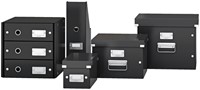 CD-OPBERGDOOS LEITZ CLICK & STORE WOW  GERECYCLED KARTON 143X136X352MM ZWART-1