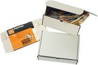 POSTPAKKET CLEVERPACK GOLFKARTON 220X160X90MM WIT PAK À 5 STUKS-3
