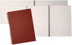 TABELLARISCH REGISTER DJOIS ATLANTA 321X226MM 2X4KOLOMMEN 108BLZ ROOD