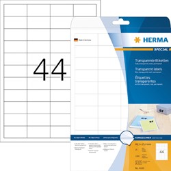ETIKET HERMA 4680 48.3X25.4MM TRANSPARANT 1100 STUKS