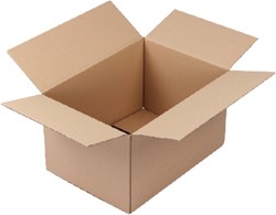 AMERIKAANSE VOUWDOOS CLEVERPACK 305X220X250MM B-GOLF BRUIN 10 STUKS