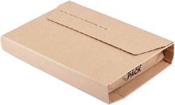 WIKKELVERPAKKING CLEVERPACK RINGBAND ZELFKLEVEND BRUIN PAK À 10 STUKS