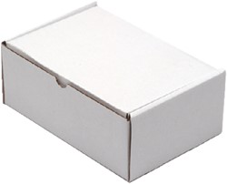 POSTPAKKET CLEVERPACK GOLFKARTON 220X160X90MM WIT PAK À 25 STUKS