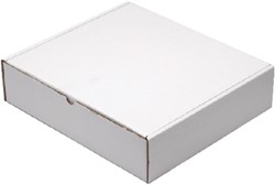 POSTPAKKET CLEVERPACK GOLFKARTON 330X300X80MM WIT PAK À 25 STUKS