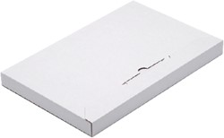 BRIEVENBUSBOX CLEVERPACK A4 350X230X26MM KARTON WIT PAK À 5 STUKS