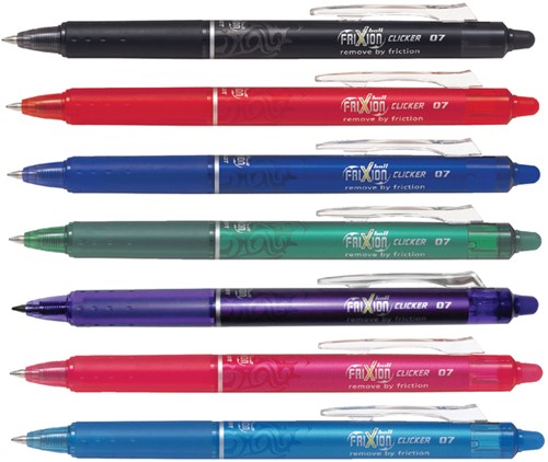 ROLLERPEN PILOT FRIXION CLICKER MEDIUM ZWART-2