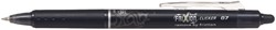 ROLLERPEN PILOT FRIXION CLICKER MEDIUM ZWART