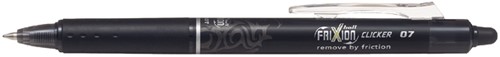 ROLLERPEN PILOT FRIXION CLICKER MEDIUM ZWART