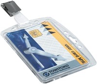 VEILIGHEIDSPASHOUDER DURABLE 8005 DICHT MET CLIP 54X85MM