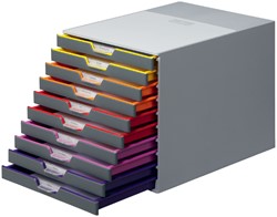 LADENBOX DURABLE VARICOLOR 10 LADEN GRIJS
