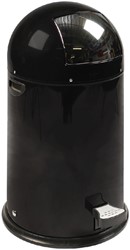 AFVALBAK EKO KICKCAN 33 LITER MAT ZWART