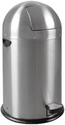 AFVALBAK EKO KICKCAN 33 LITER MAT RVS