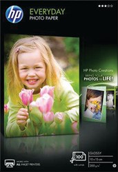 INKJETPAPIER HP CR757A 10X15CM PHOTO GLOSSY 200GR 100 VEL