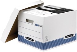 ARCHIEFDOOS BANKERS BOX SYSTEM STANDAARD WIT BLAUW