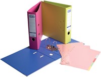 ORDNER ELBA SMART PRO+ A4 80MM PP ASSORTI-2