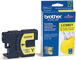 INKTCARTRIDGE BROTHER LC-980Y GEEL