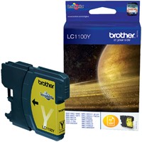 INKTCARTRIDGE BROTHER LC-1100Y GEEL