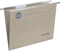HANGMAP DJOIS ALZICHT FOLIO FRONTAAL RECYCLED V-BODEM 230GR GRIJS