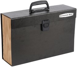 SORTEERKOFFER BANKERS BOX HANDIFILE 19-VAKS ZWART
