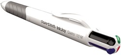 BALPEN PAPER MATE INKJOY 4 KLEUREN QUATRO STANDAARD MEDIUM