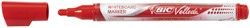 WHITEBOARDMARKER BIC VELLEDA LIQUID ROND MEDIUM ROOD