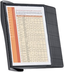 WANDSTANDAARD DURABLE 5854 SHERPA STYLE MET 10-TASSEN ZWART