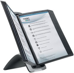 BUREAUSTANDAARD DURABLE 5855 SHERPA STYLE 10-TASSEN ZWART