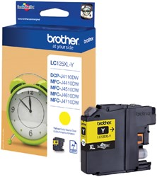 INKTCARTRIDGE BROTHER LC-125XLY GEEL