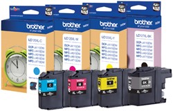 INKTCARTRIDGE BROTHER LC-127XLVALBP ZWART + 3 KLEUREN