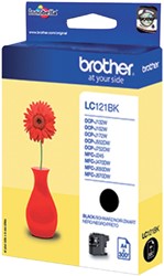 INKTCARTRIDGE BROTHER LC-121BK ZWART
