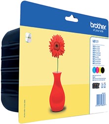 INKTCARTRIDGE BROTHER LC-121VALBP ZWART + 3 KLEUREN