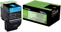 TONERCARTRIDGE LEXMARK 70C20C0 / 70C20CE  BLAUW