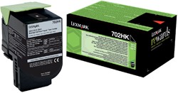 TONERCARTRIDGE LEXMARK 70C2HK0 PREBATE ZWART