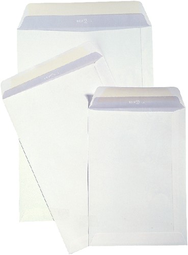 ENVELOP HERMES AKTE C4 229X324MM ZELFKLEVEND WIT DOOS À 250 STUKS-2