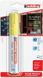 KRIJTSTIFT EDDING 4090 WINDOW SCHUIN 4-15MM NEON GEEL BLISTER À 1 STUK