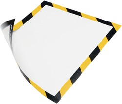 DURAFRAME DURABLE 4945130 SECURITY A4 MAGNEET GEEL/ZWART 5 STUKS