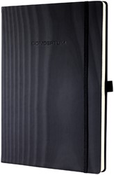 NOTITIEBOEK SIGEL CONCEPTUM PURE A4+ LIJN ZWART
