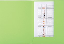 DOSSIERMAP EXACOMPTA FOREVER A4 2 KLEPPEN 290GR GROEN