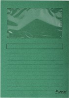 VENSTERMAP EXACOMPTA FOREVER L-MODEL 120GR DONKERGROEN 100 STUKS