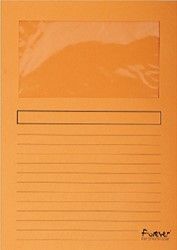 VENSTERMAP EXACOMPTA FOREVER L-MODEL 120GR ORANJE 100 STUK