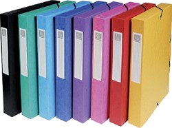 ELASTOBOX EXACOMPTA A4 40MM 600GR ASSORTI