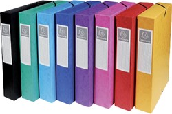 ELASTOBOX EXACOMPTA A4 60MM 600GR ASSORTI