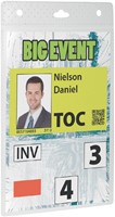 BADGE DURABLE VOOR EVENEMENTEN A6 ZONDER KOORD 20 STUKS