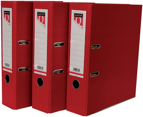 ORDNER QUANTORE A4 80MM PP ROOD-2