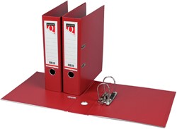 ORDNER QUANTORE A4 80MM PP DONKERROOD