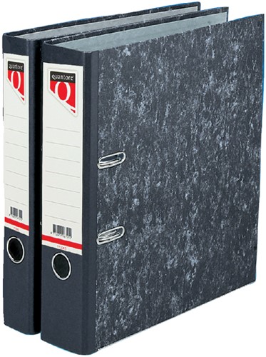 ORDNER QUANTORE A4 80MM KARTON GEWOLKT